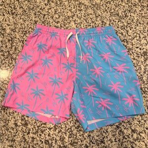 Chubbies Tropical Pink and Blue Shorts